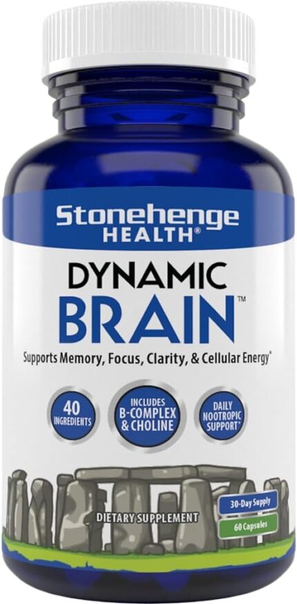 STONEHENGE HEALTH-Dynamic Brain Dietary Supplement-60 Count